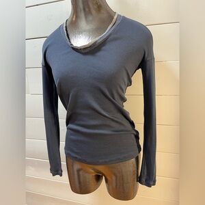 FABIANA FILIPPI Navy Long Sleeve Top – Size S